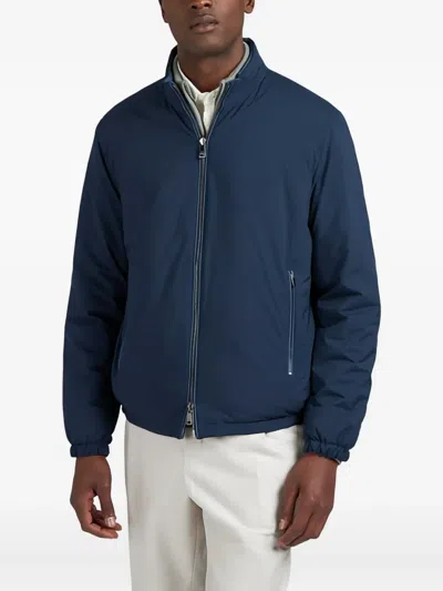 Paul & Shark Reversible Jacket In Blue