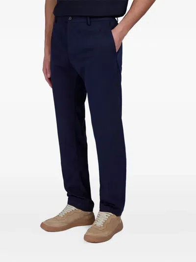 Paul & Shark X-soft Technical Cotton Chino Trousers In Blue