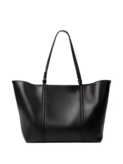 Jacquemus The Marino Leather Tote Bag In Black