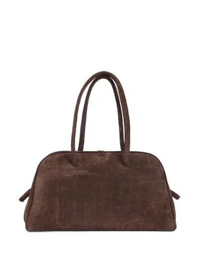 Jacquemus Dark Brown The Turismo Bowling Bag In Brown