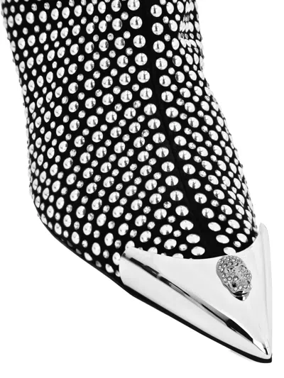 铆钉缀饰尖头靴（5.5厘米）