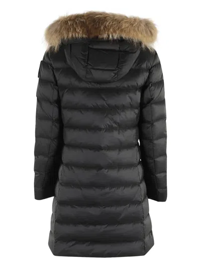 Blauer Agnes Black Raincoat With Beige Interior 301 In Black