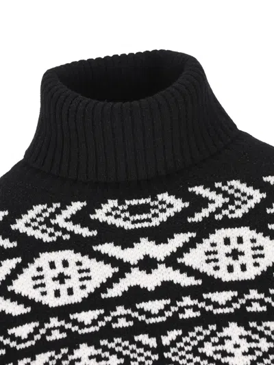 Bogner Nadin Roll-neck Patterned Sweater In Multi