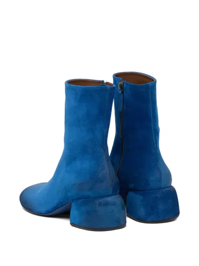 Marsèll Basata Suede Boots In Blue