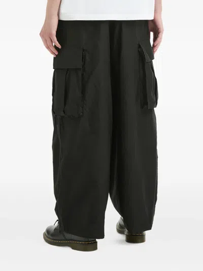Needles Drawstring Cargo Pants In Black