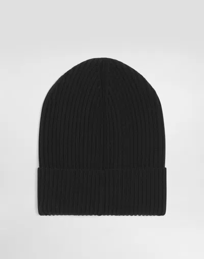 Dolce & Gabbana Women Wool And Cashmere Beanie In Black