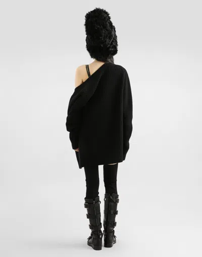 Dolce & Gabbana Virginwool Cardigan In Black