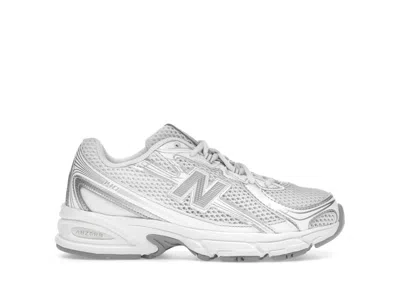 Pre-owned New Balance 740 Sneakers In White/silver Metallic
