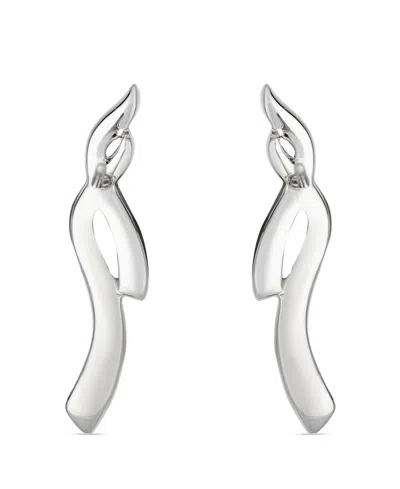 Le Vian White Diamond Drop Earrings ( .42ct. T.w.) In Platinum In Metallic