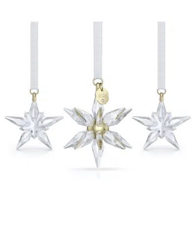 Swarovski Annual Edition 2025 3d Ornament Set In White