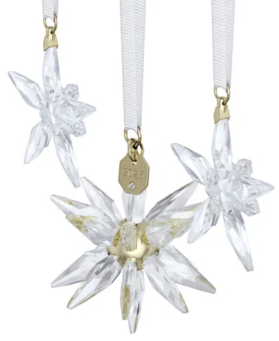 Swarovski Annual Edition 2025 3d Ornament Set In White