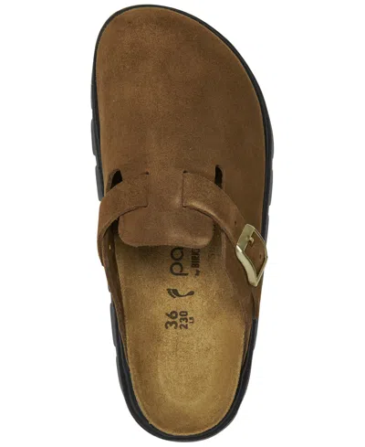 Birkenstock Maison Margiela Light Blue Cotton Jeans In Brown