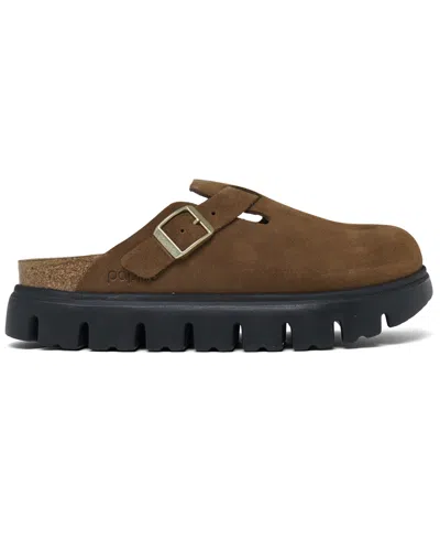 Birkenstock Maison Margiela Light Blue Cotton Jeans In Brown