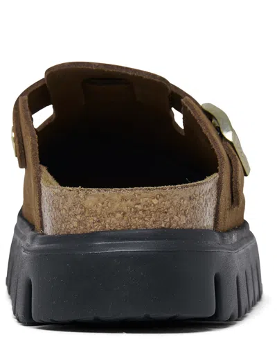 Birkenstock Maison Margiela Light Blue Cotton Jeans In Brown