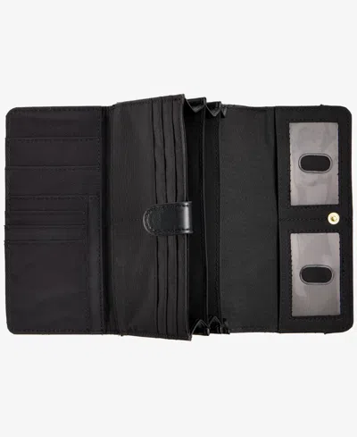 Giani Bernini Quilted Receipt Manager Wallet, Macy's Exclusive In Black