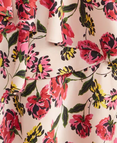 On 34th Women's Tiered Ruffle Midi Skirt, Macy's Exclusive In Pink