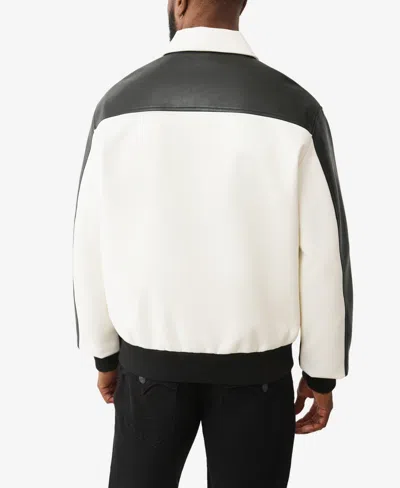 True Religion Men's Long Sleeve Racing Jacket In Black