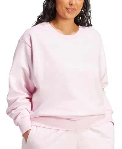 Adidas Originals (wmns) Adidas Adicolor Essentials Crew Sweatshirt 'pink' In Pink