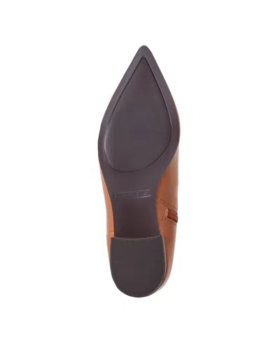 Marc Fisher Women's Gismo Block Heel Dress Booties In Brown