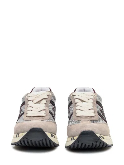 Premiata Sequin-embellished Low-top Sneakers In Multi
