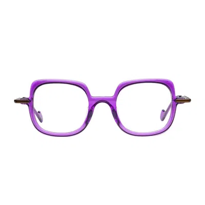 Matttew Cherry 1856 Viola Marrone Glasses In Purple