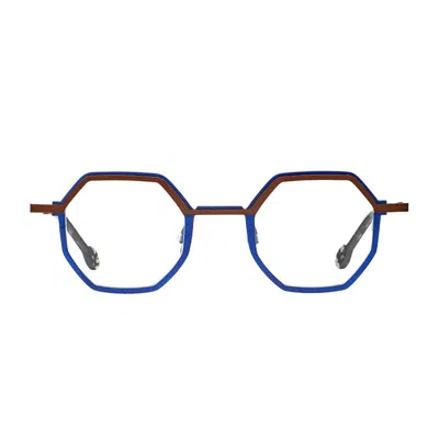 Matttew Doyenne 1658 Blu Marrone Glasses In Blue