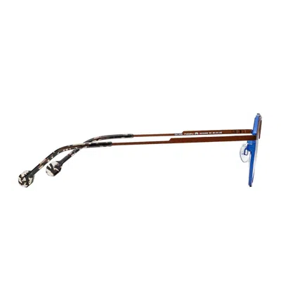 Matttew Doyenne 1658 Blu Marrone Glasses In Blue