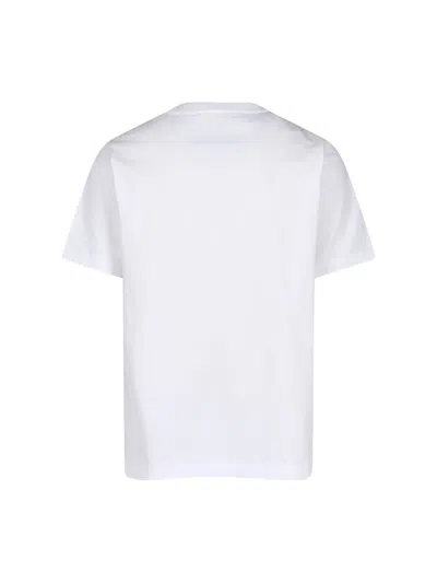 Casablanca Print T-shirt In White