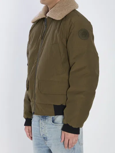 Canada Goose Men Chilliwack Aviator Bomber Jacket In Green