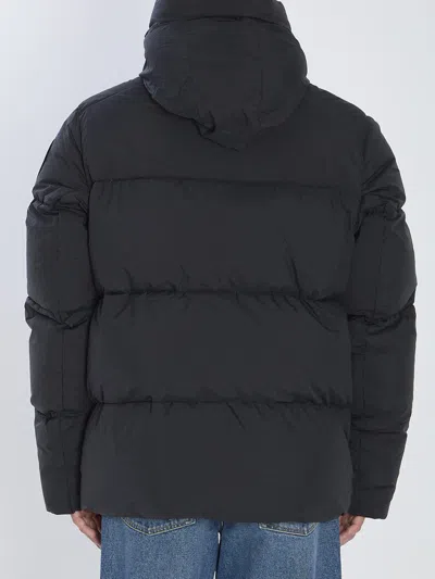 Canada Goose Crofton Black Label Padded Jacket In Enduraluxe In Black