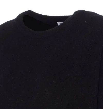 Filippa K Soft Texture Crewneck Short Sleeve Top In Black