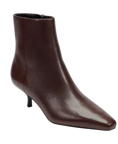 Marc Fisher Ltd Kiona Kitten Heel Bootie In Brown