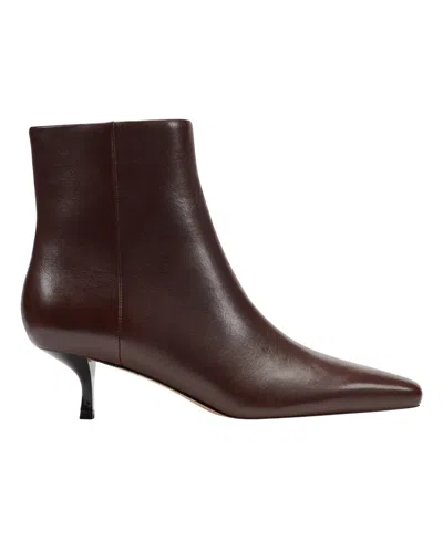 Marc Fisher Ltd Kiona Kitten Heel Bootie In Brown
