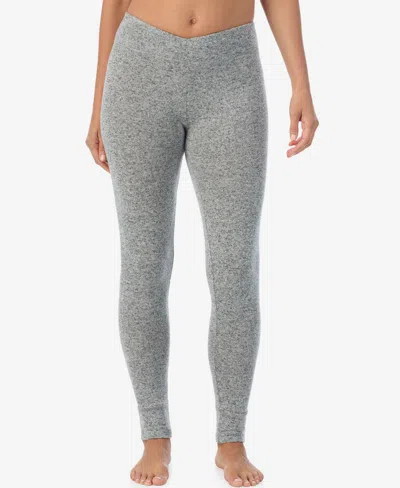 Cuddl Duds Petite Soft Knit Leggings In Gray