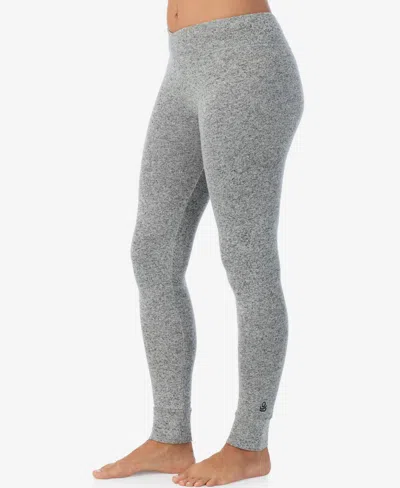 Cuddl Duds Petite Soft Knit Leggings In Gray