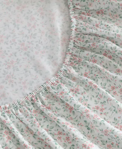 Laura Ashley Printed Satin 4-pc. Sheet Set, King In Multi