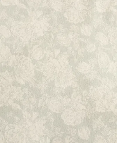 Laura Ashley Meredith Printed Flannel 2-pc. Comforter Set, Twin In Neutral