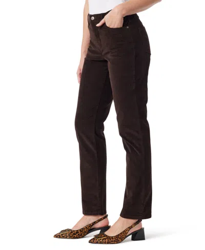 Gloria Vanderbilt Women's Amanda Cord Casual Pants, In Regular & Short In Brown