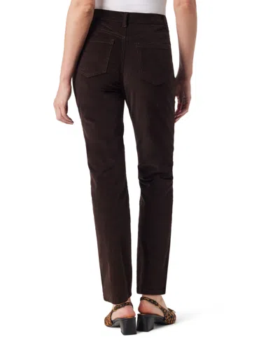 Gloria Vanderbilt Women's Amanda Cord Casual Pants, In Regular & Short In Brown