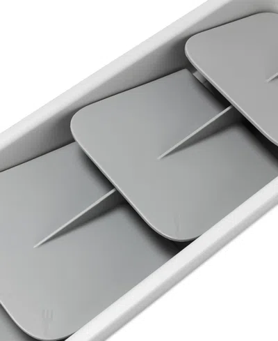 Joseph Joseph Drawerstore Compact Tiered Cutlery Organizer In Gray