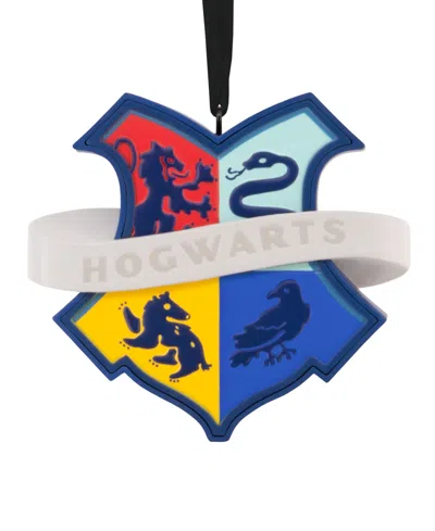 Hallmark Harry Potter Hogwarts Crest Christmas Tree Ornament In Multi