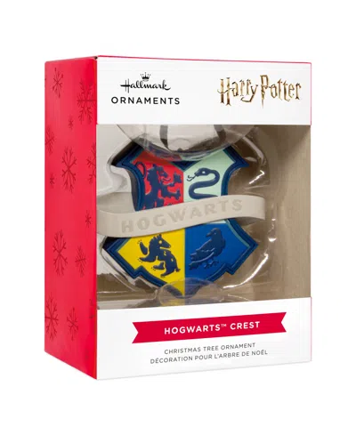 Hallmark Harry Potter Hogwarts Crest Christmas Tree Ornament In Multi