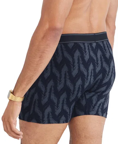 Saxx Men's Daytripper Moisture-wicking Printed Boxer Briefs In Black