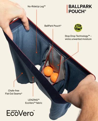 Saxx Vibe Xtra Soft Comfort Boxer Briefs In Blue