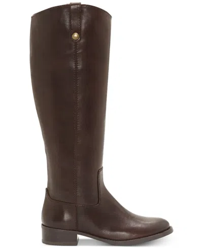 Inc International Concepts Women's Fawne Extra Wide-calf Boots, Macy's Exclusive In Brown