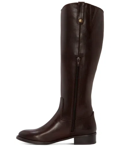 Inc International Concepts Women's Fawne Extra Wide-calf Boots, Macy's Exclusive In Brown