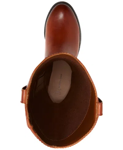 Inc International Concepts Fawne Wide-calf Leather Knee High Boots, Created For Macy's In Brown