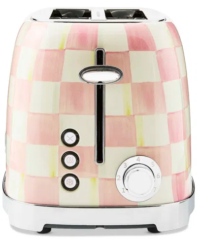 Mackenzie-childs Rosy Check 2-slice Toaster In Multi