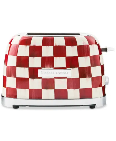Mackenzie-childs Cherry Check 2-slice Toaster In Multi