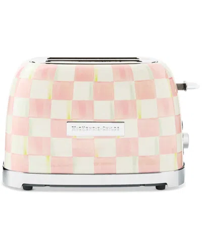 Mackenzie-childs Rosy Check 2-slice Toaster In Multi